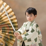 七五三の5才　男の子　着物レンタル　熊本の堤写真館