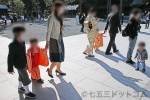 北海道神宮 七五三のお子さんたちとそのご家族で賑わう境内の様子（その3）