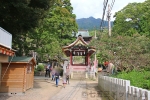 筑波山神社 境内入ってすぐ神橋の様子