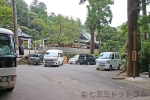 筑波山神社 中腹本殿に近い場所の駐車場の様子（その2）