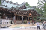 筑波山神社 七五三の御祈祷が執り行われる本殿（拝殿）の様子