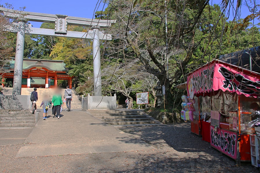 香取神宮 総門前の鳥居の様子