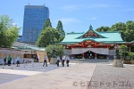 日枝神社 拝殿・本殿のある場所の様子