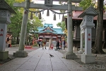 多摩川浅間神社 境内入口スロープの様子