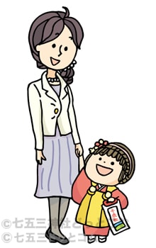 七五三ママ洋装のイメージ