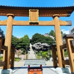 宇都宮二荒山神社はゆっくり歩いても10分程度でとても近い。
